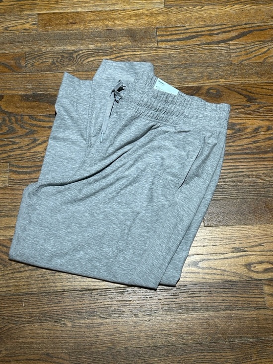 FLX Pants - Women’s Lightweight Gray Jogger Pants - Comfortable Drawstring Waist